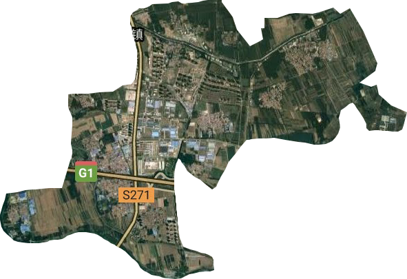 香河现代产业园卫星图