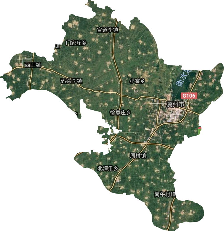 冀州区卫星图