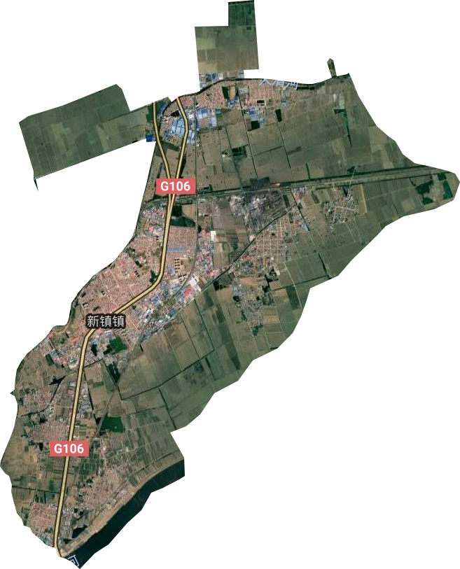 新镇镇卫星图