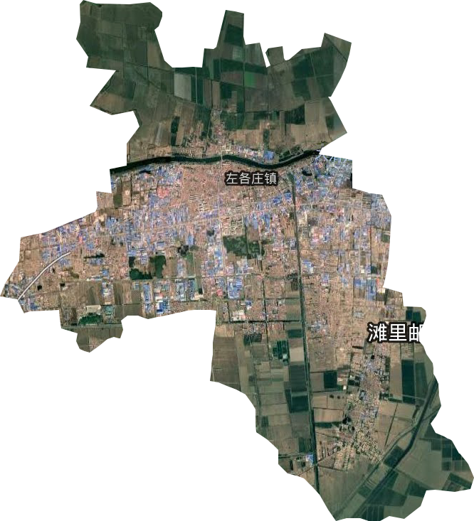 左各庄镇卫星图