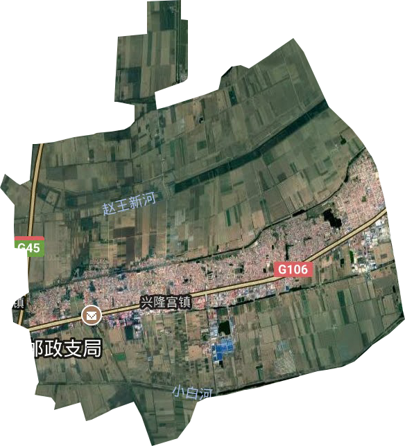 兴隆宫镇卫星图