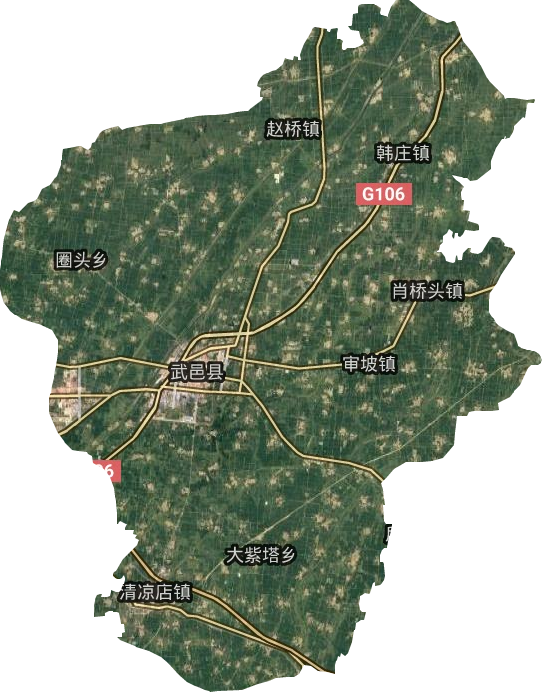 武邑县卫星图