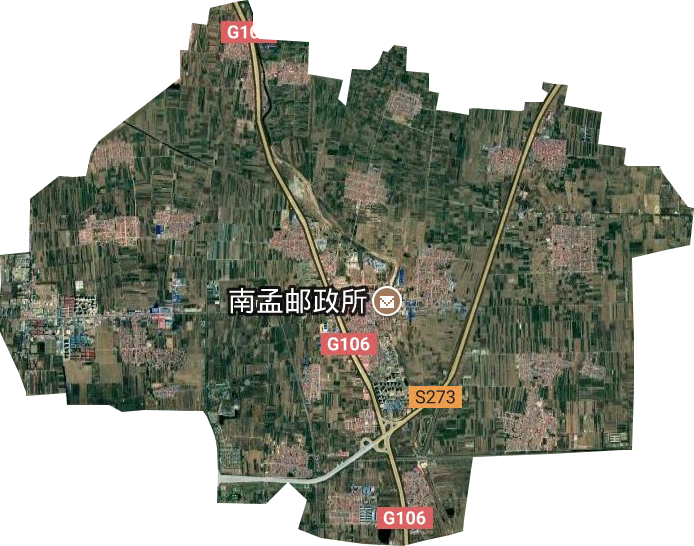南孟镇卫星图