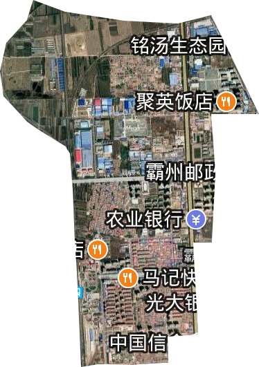 霸州经济技术开发区卫星图