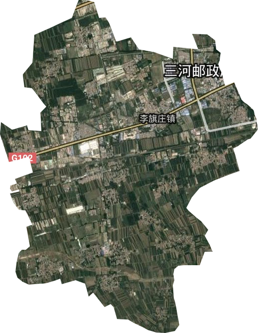 李旗庄镇卫星图
