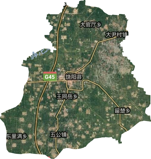 饶阳县卫星图