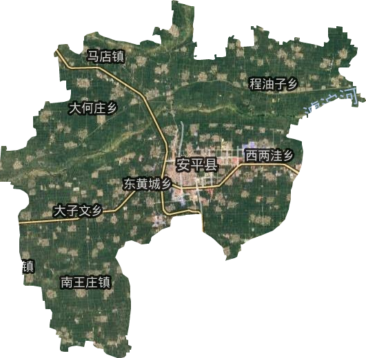 安平县卫星图