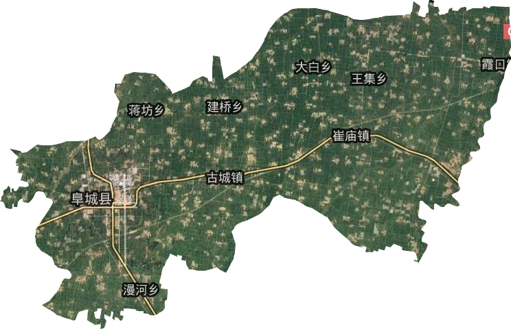 阜城县卫星图