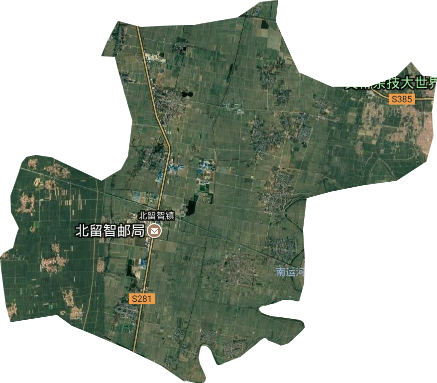 北留智镇卫星图