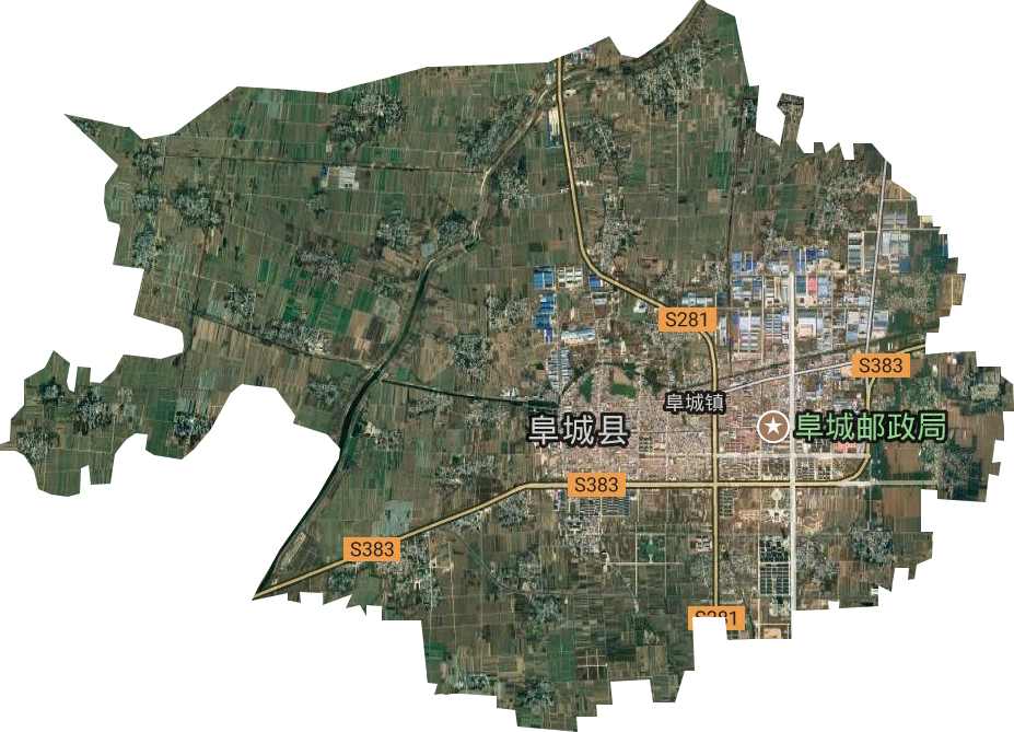 阜城镇卫星图