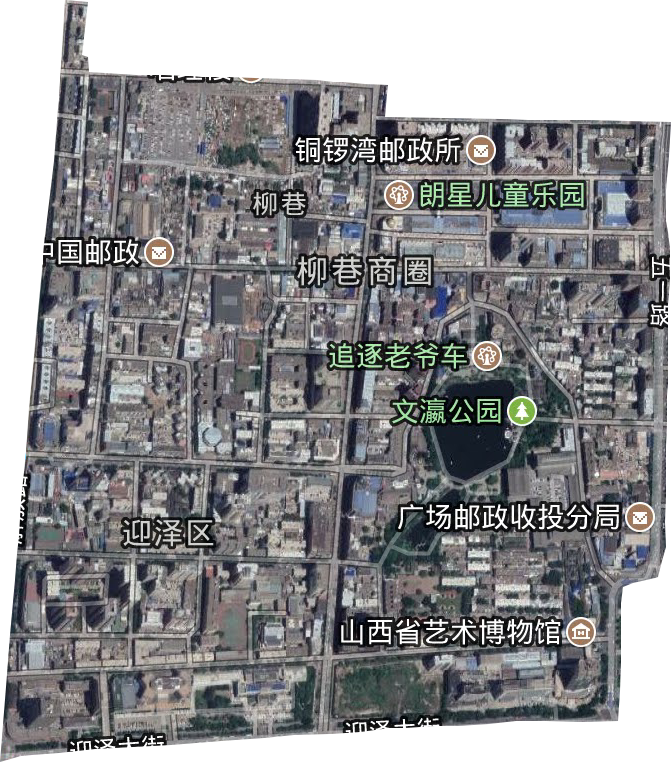 柳巷街道卫星图