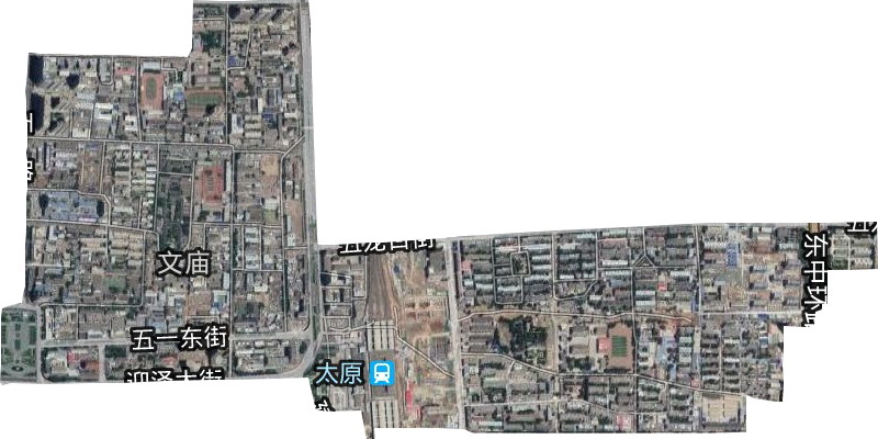 文庙街道卫星图