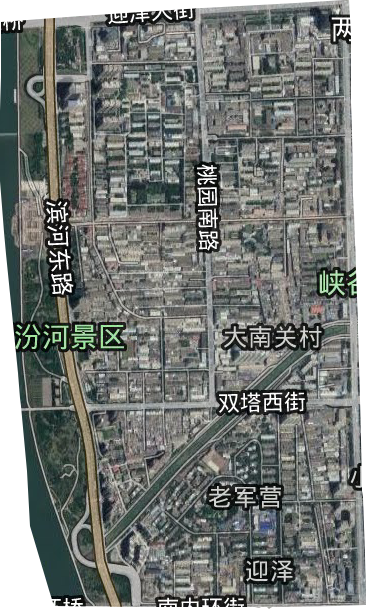 老军营街道卫星图