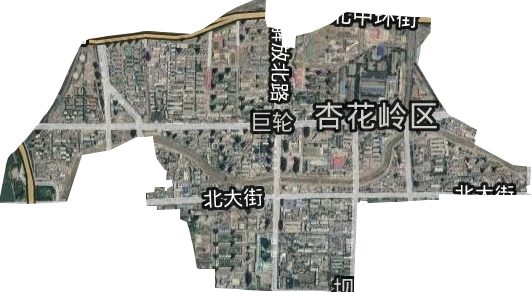 巨轮街道卫星图