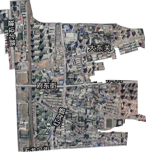 大东关街道卫星图