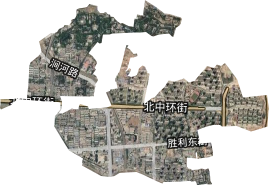 敦化坊街道卫星图
