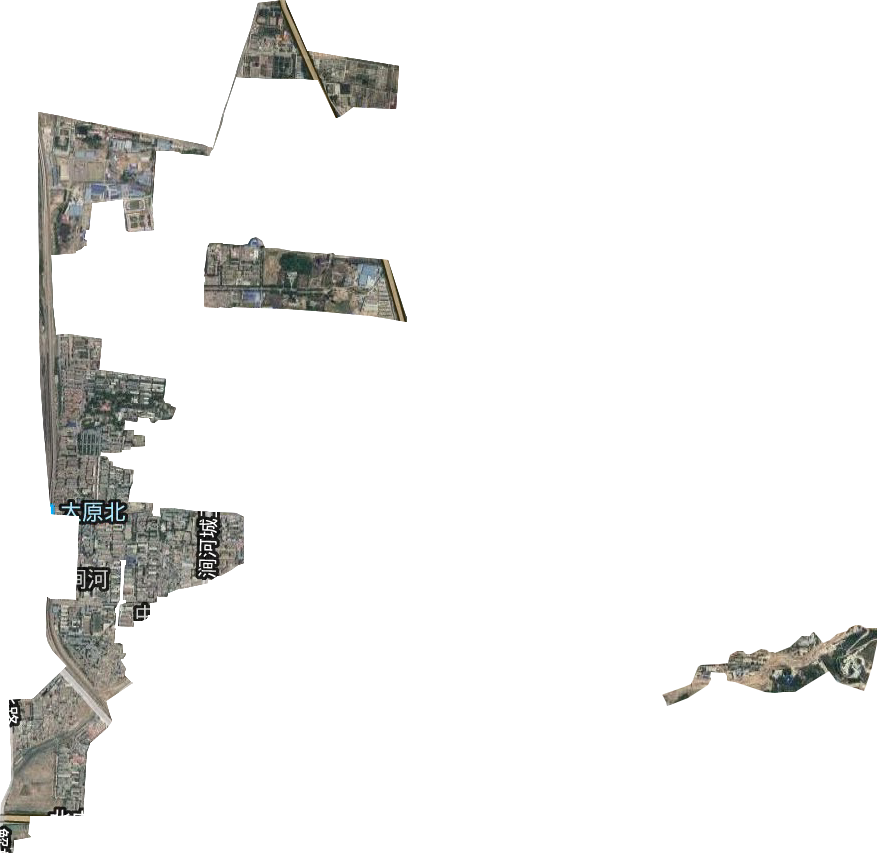 涧河街道卫星图