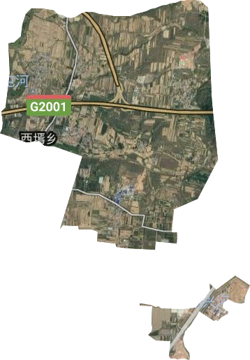 西焉乡卫星图