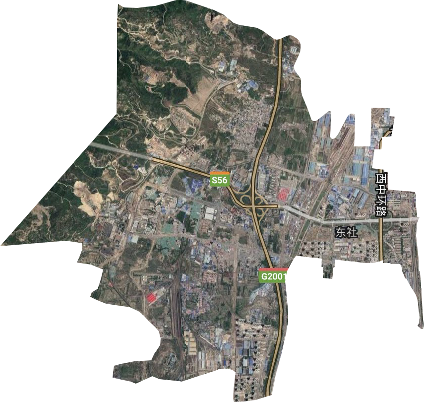 东社街道卫星图
