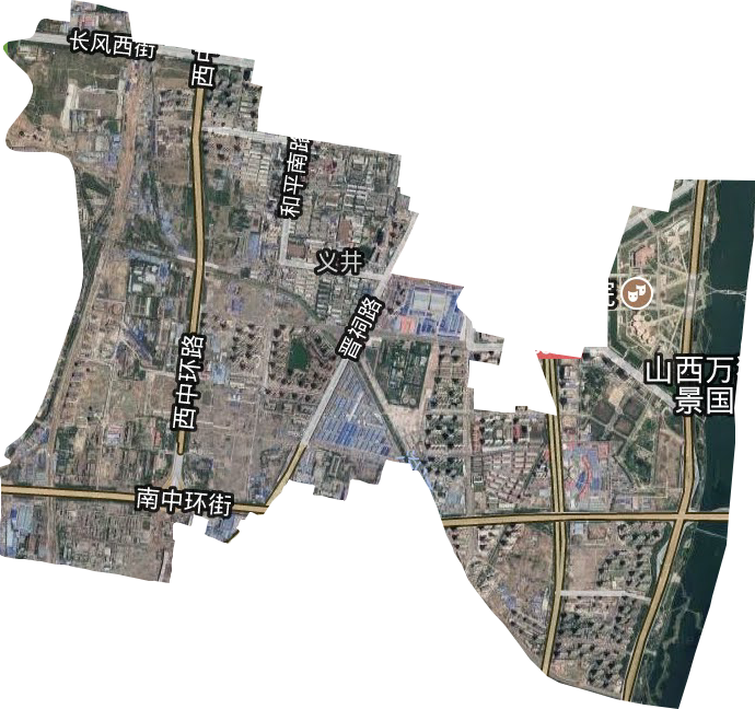 义井街道卫星图