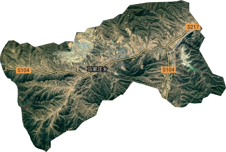 马家庄乡卫星图