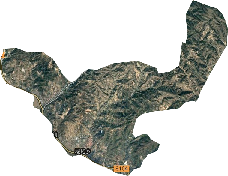 梭峪乡卫星图