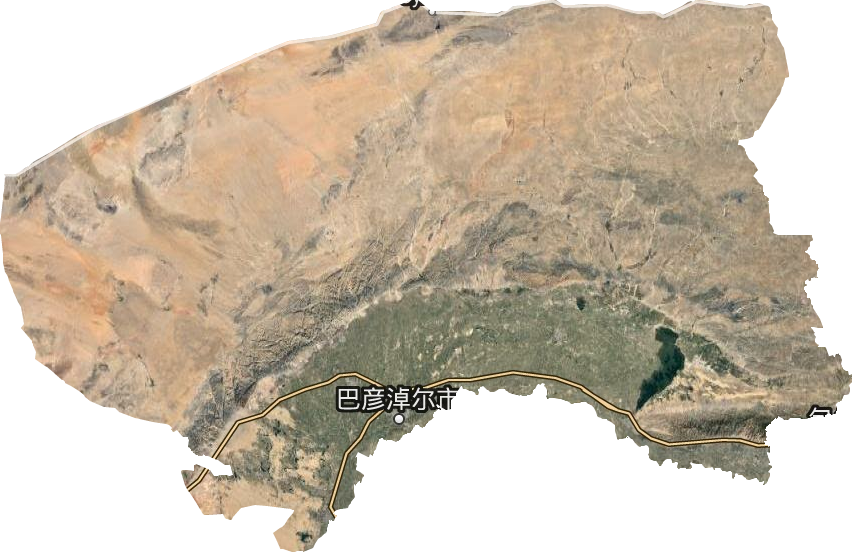 巴彦淖尔市卫星图