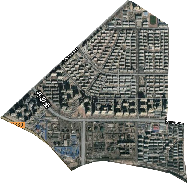 开源街街道卫星图