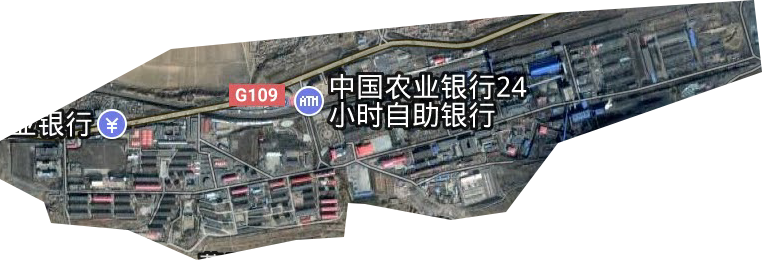 燕子山街道卫星图