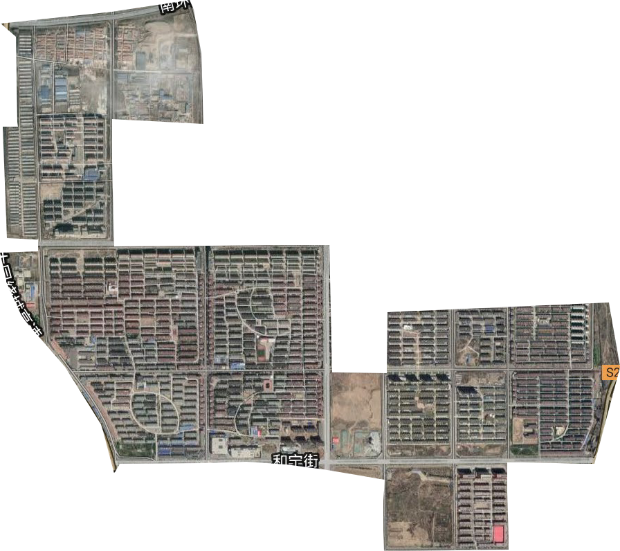 和瑞街道卫星图