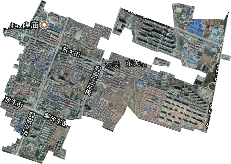 东街街道卫星图