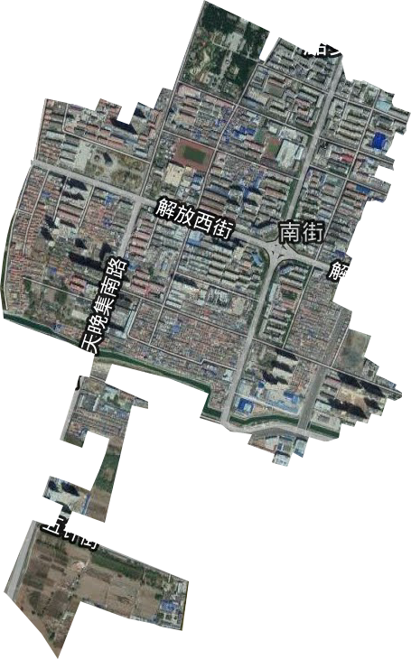 英雄南路街道卫星图
