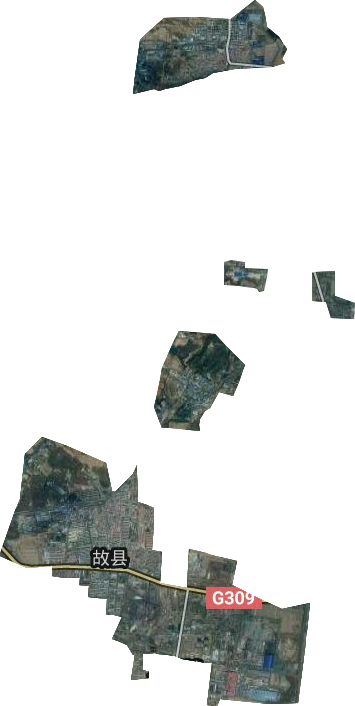 故县街道卫星图