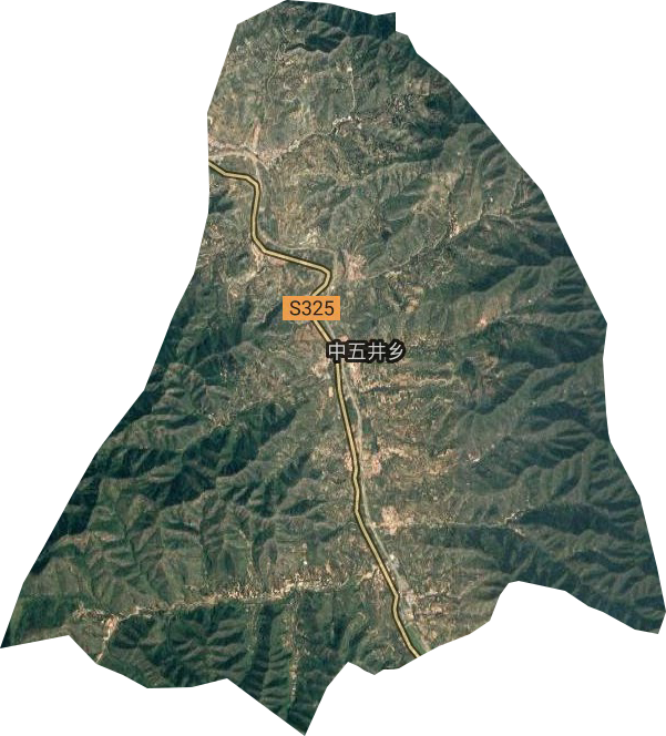 中五井乡卫星图