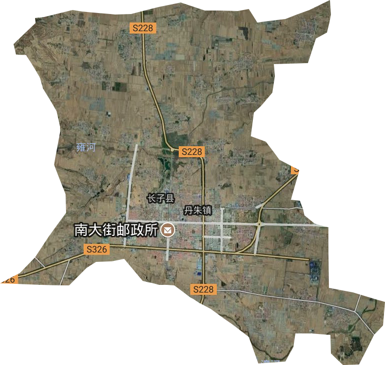 丹朱镇卫星图