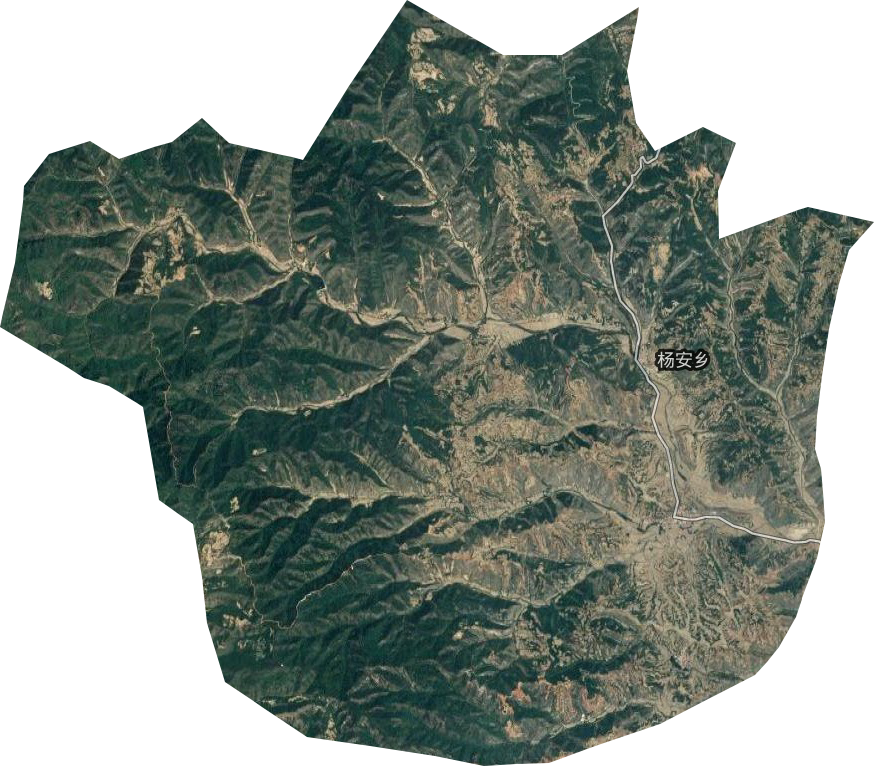 杨安乡卫星图