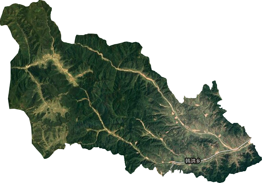 韩洪乡卫星图