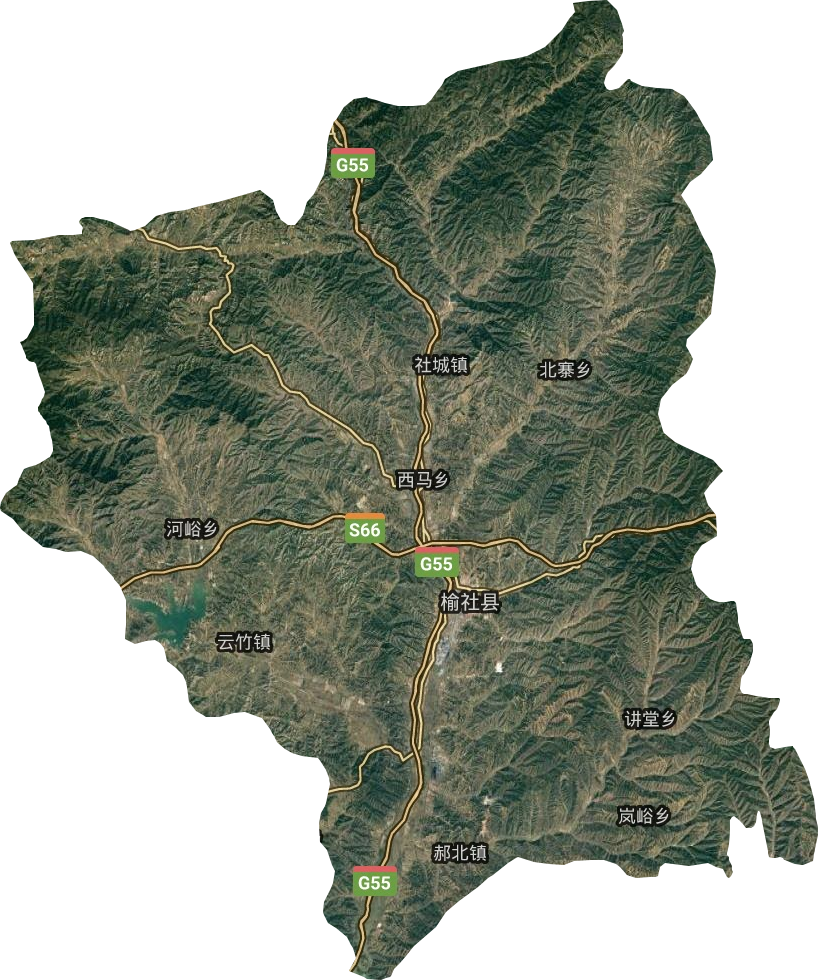 榆社县卫星图