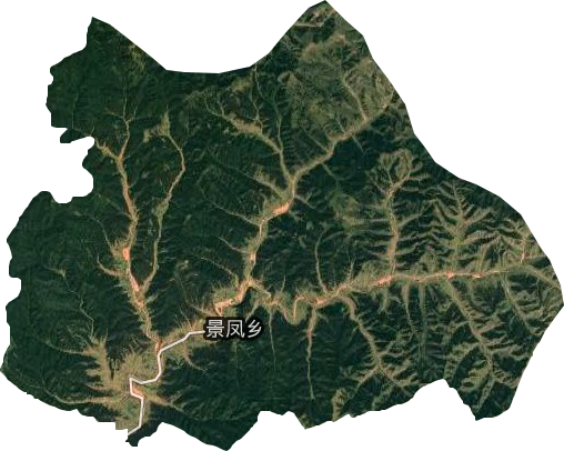 景凤乡卫星图