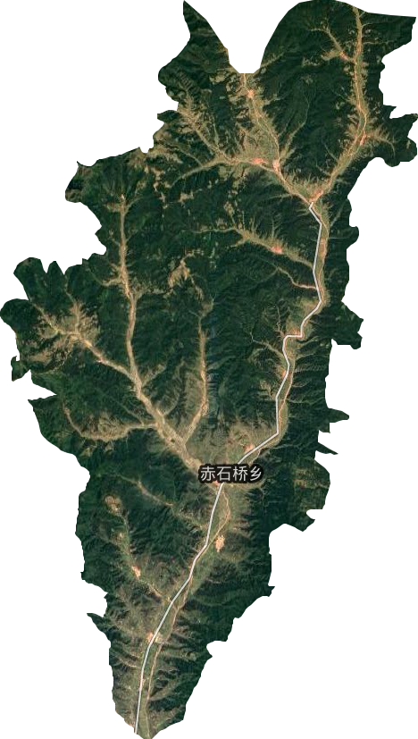 赤石桥乡卫星图