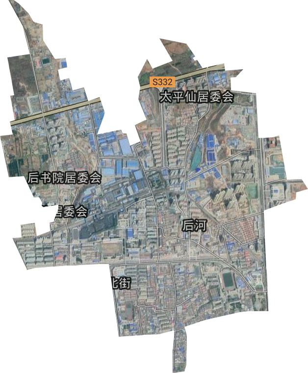 北街街道卫星图