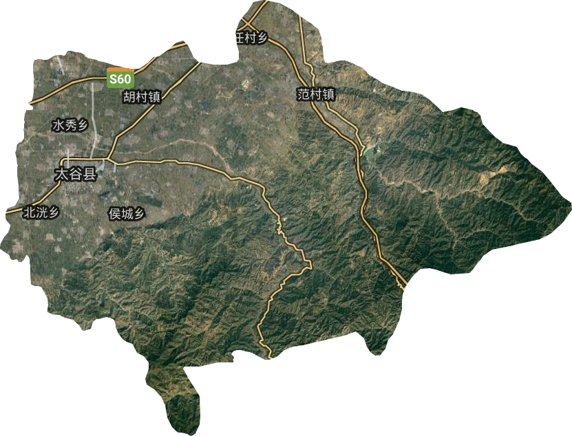 太谷县卫星图
