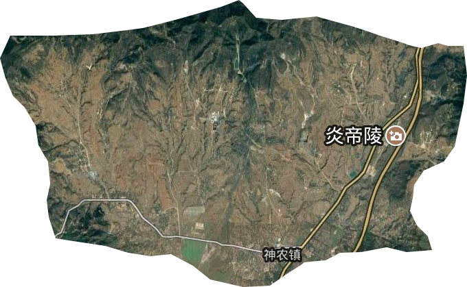 神农镇卫星图