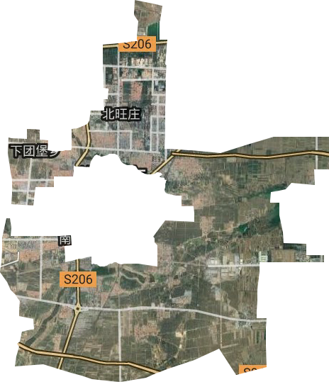 北旺庄街道卫星图