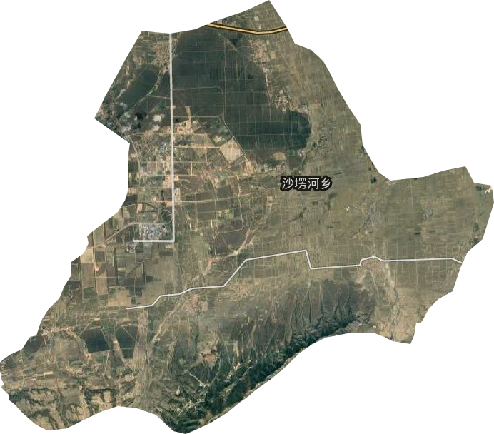 沙塄河乡卫星图