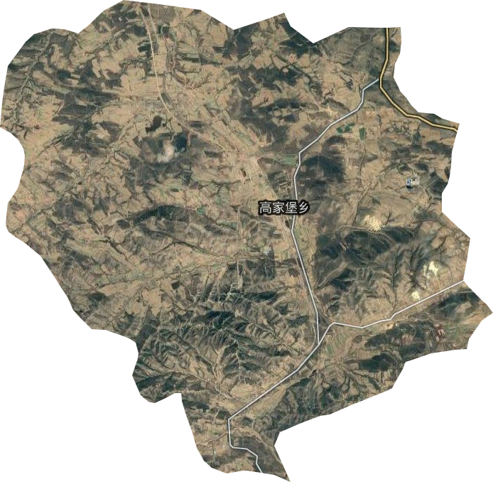 高家堡乡卫星图