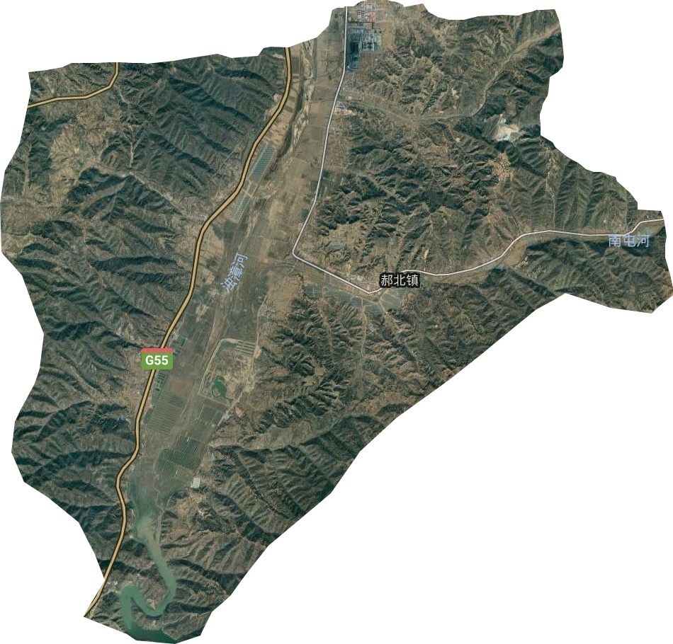 郝北镇卫星图