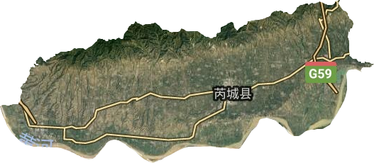 芮城县卫星图