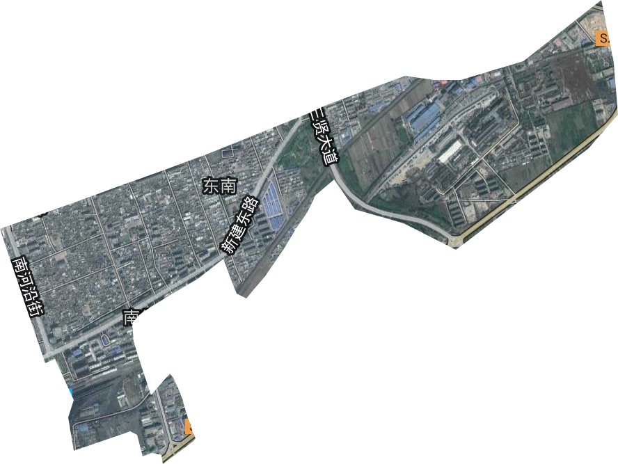 东南街道卫星图