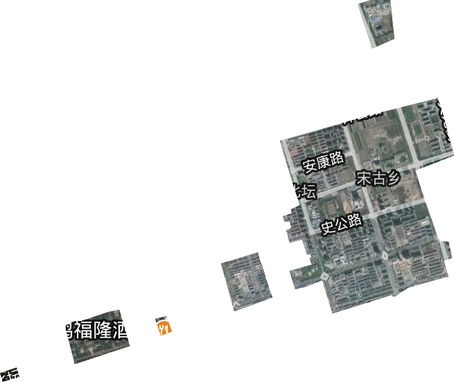 北坛街道卫星图